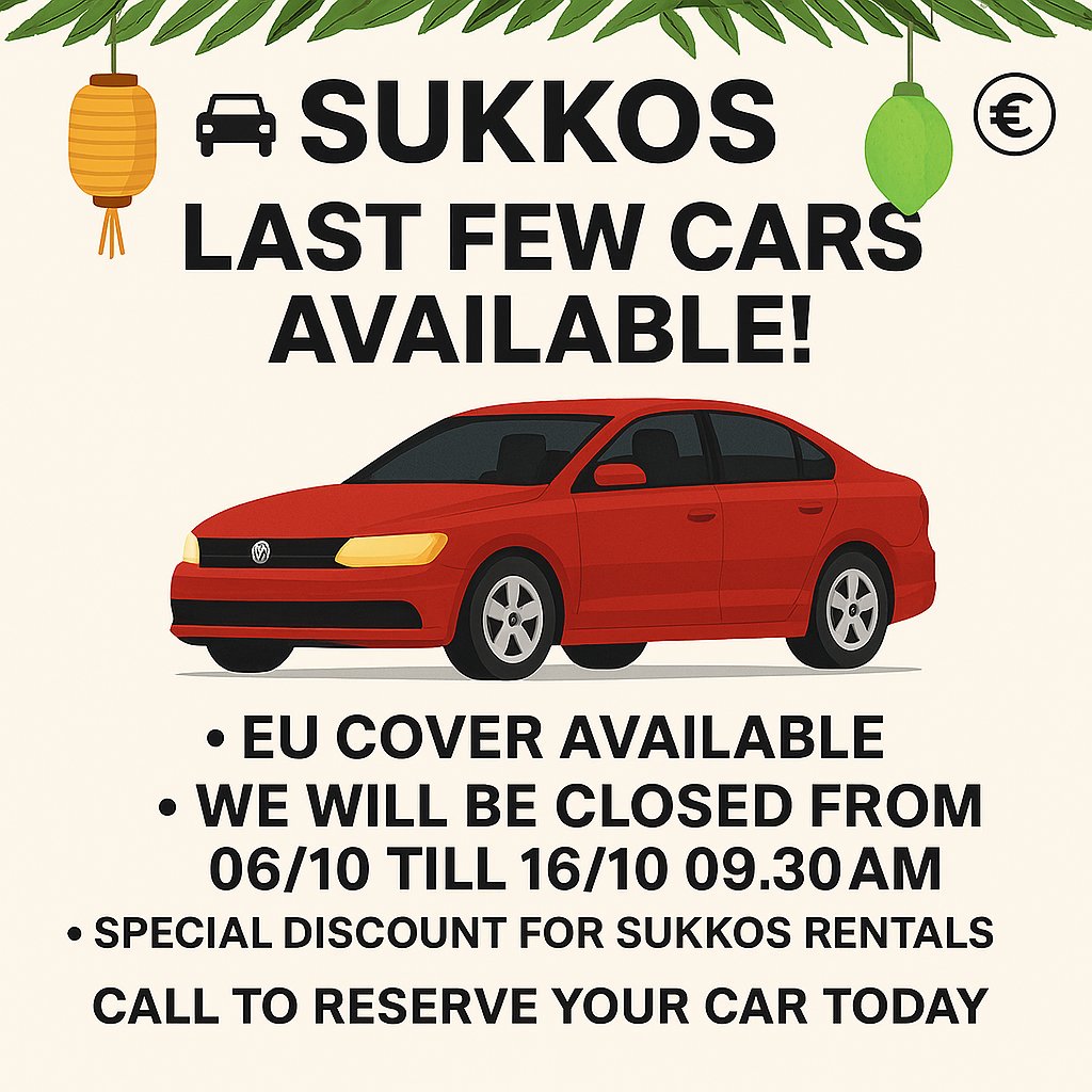 Sukkoth 2025
